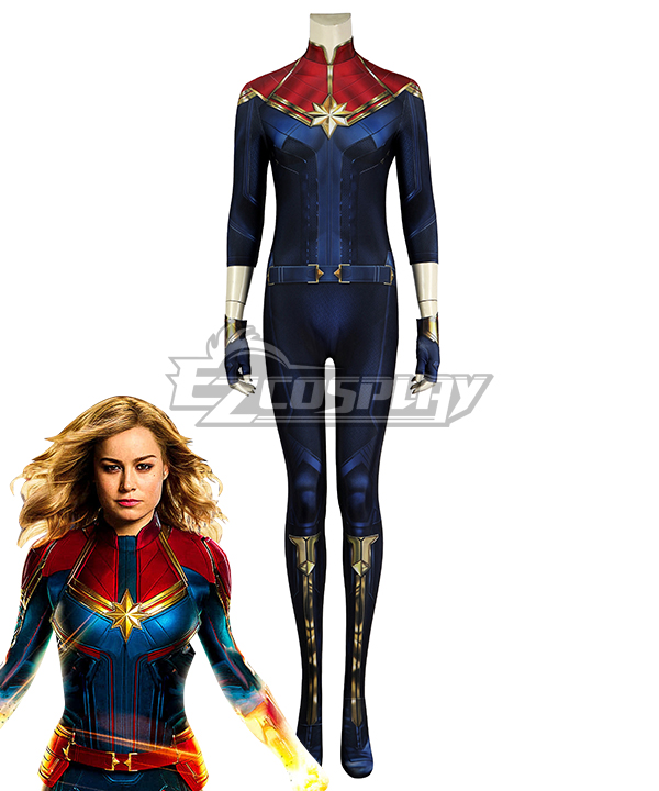 Captain Marvel 2 The Marvels Carol Danvers Jumpsuit B Edition Cosplay Costume