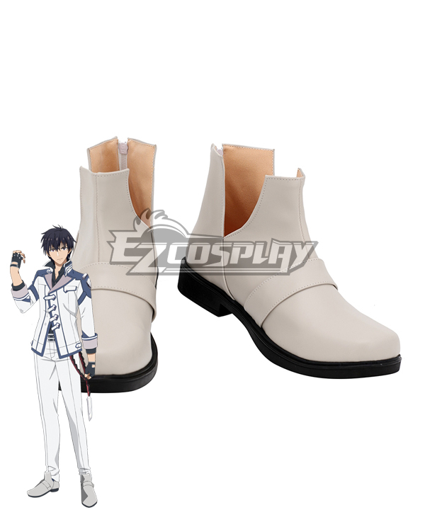 The Misfit of Demon King Academy Maou Gakuin Arnos Voltegourde Silver Cosplay Shoes