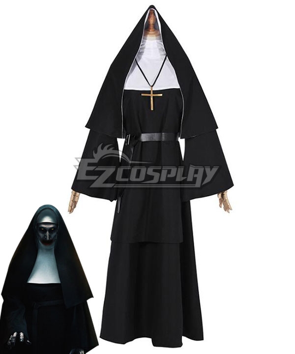 

The Nun 2018 Horror Moive Halloween Trailer Valak Sister Cosplay Costume