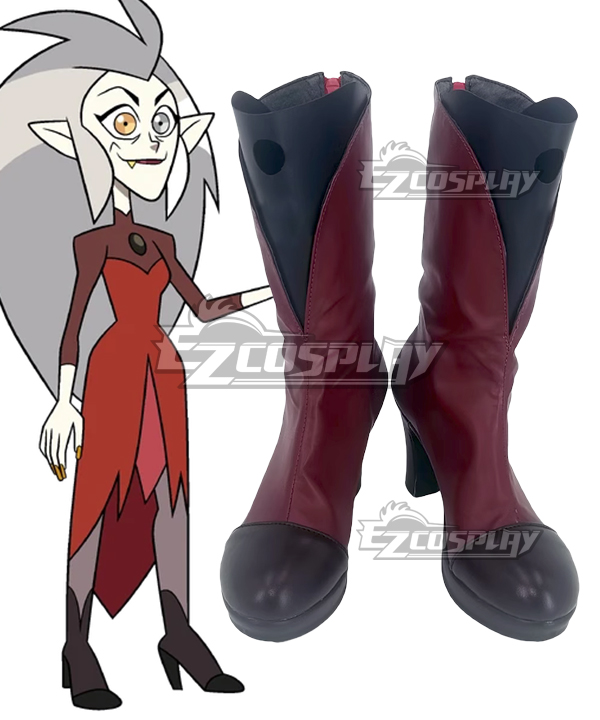 The Owl House Eda Red Cosplay Shoes