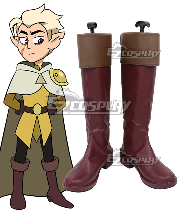 The Owl House Hunter Brown Shoes Cosplay Boots