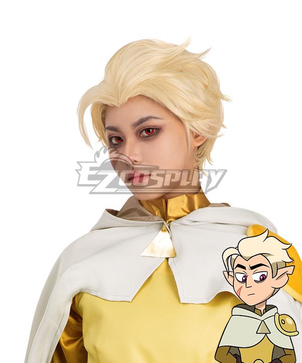 The Owl House Hunter Golden Cosplay Wig