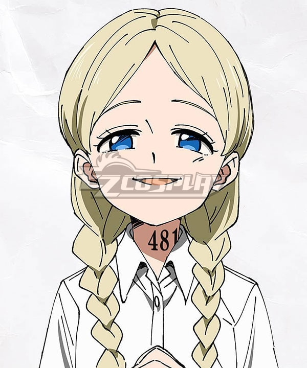The Promised Neverland Anna White Golden Cosplay Wig