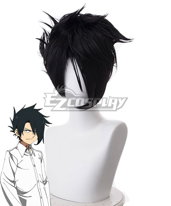 The Promised Neverland Ray Black Cosplay Wig - 483C