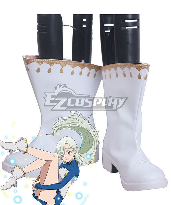 

The Seven Deadly Sins: Revival Of The Commandments Nanatsu No Taizai Season 2 Elizabeth Liones White Cosplay Shoes