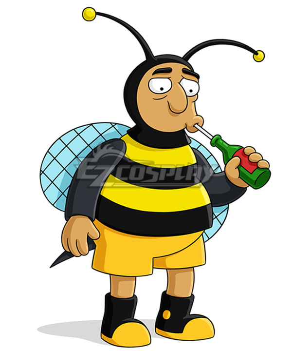 The Simpsons Bumblebee Man Cosplay Costume