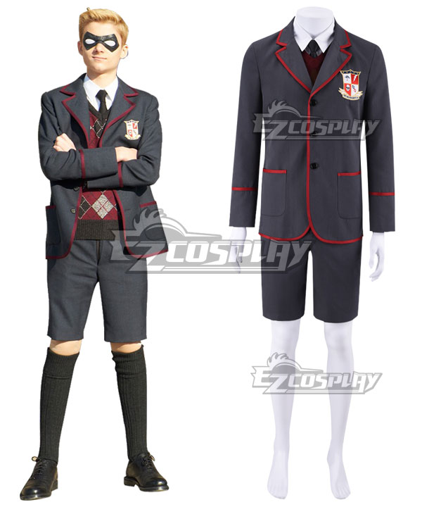 The Umbrella Academy School Uniform Male Cosplay Costume