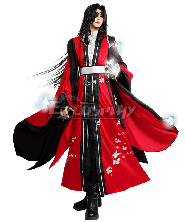 Tian Guan Ci Fu Heaven Official's Blessing Comic Hua Cheng Crimson Rain Sought Flower Cosplay Costume