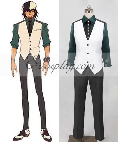 

Tiger & Bunny Kotetsu T. Kaburagi Wild Tiger Cosplay Costume - only Vest & Tie