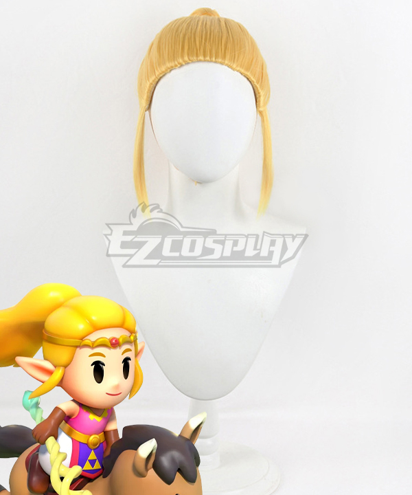 TLOZ: Echoes of Wisdom Princess Zelda Ponytail Golden Cosplay Wig