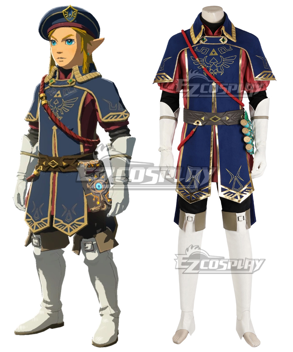 TLOZ: Tears of the Kingdom Link Royal Guard Uniform Cosplay Costume
