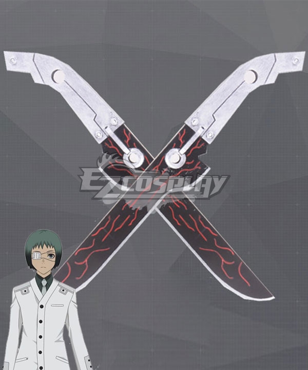 

Tokyo Ghoul:re Tokyo Guru Toru Mutsuki Double Sword Cosplay Weapon Prop