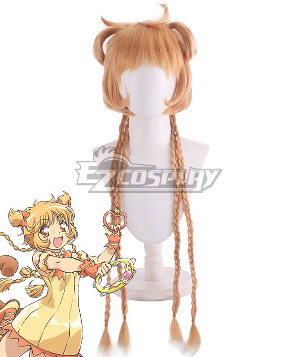 Tokyo Mew Mew 2022 New Edition Pudding Fong Yellow Cosplay Wig