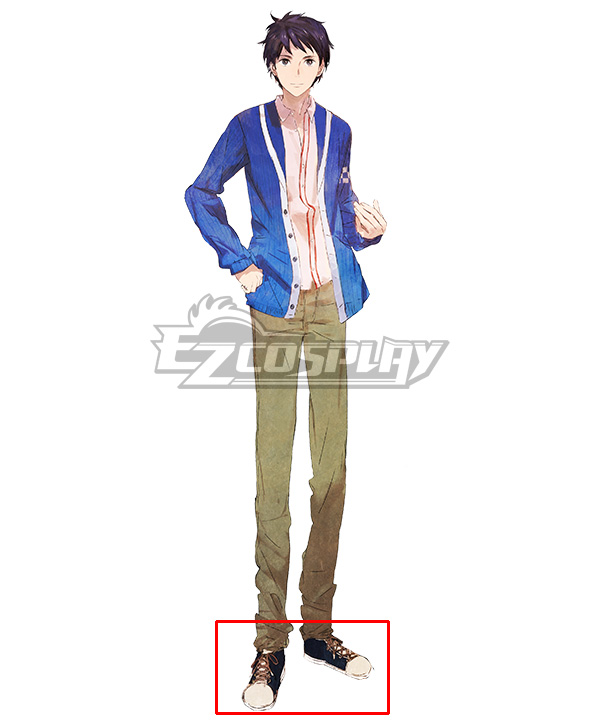 

Tokyo Mirage Sessions FE Itsuki Aoi Blue White Cosplay Shoes
