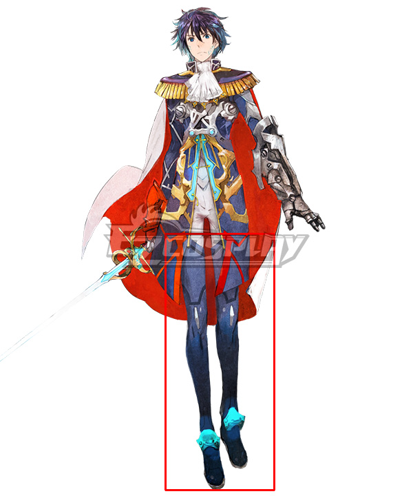 

Tokyo Mirage Sessions FE Itsuki Aoi Mirage Master Blue Shoes Cosplay Boots