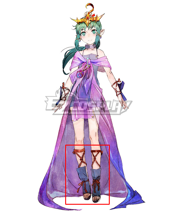 

Tokyo Mirage Sessions FE Tiki Blue Cosplay Shoes