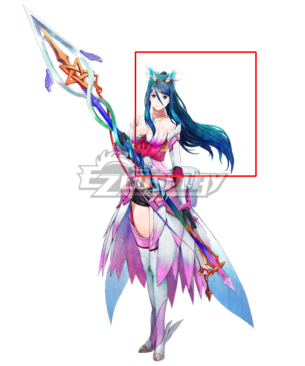 Tokyo Mirage Sessions FE Tsubasa Oribe Mirage Master Blue Cosplay Wig