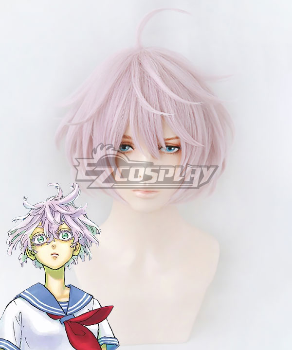 Tokyo Revengers Senju Kawaragi Senju Akashi Light Puple Pink Cosplay Wig