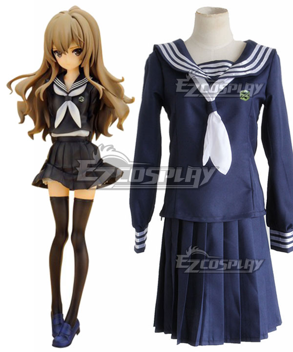 Toradora Taiga Aisaka Deep Blue School Uniform Cosplay Costume