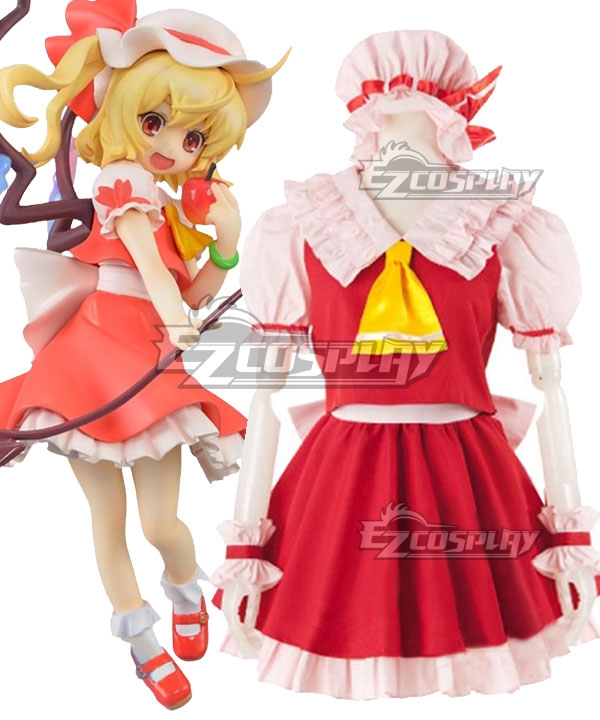 Touhou Project Flandre Scarlet Cosplay Costume
