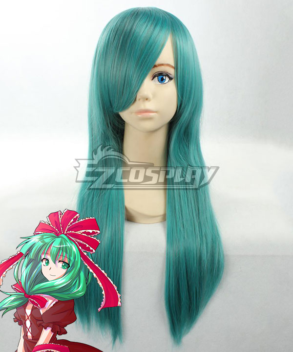 Touhou Project Kagiyama Hina Green Cosplay Wig