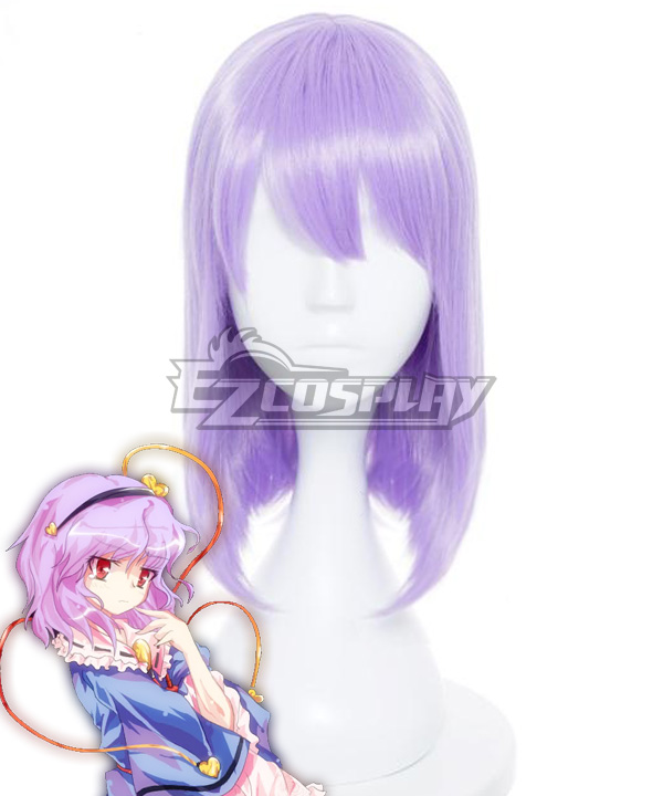 Touhou Project Komeiji Satori Purple Cosplay Wig