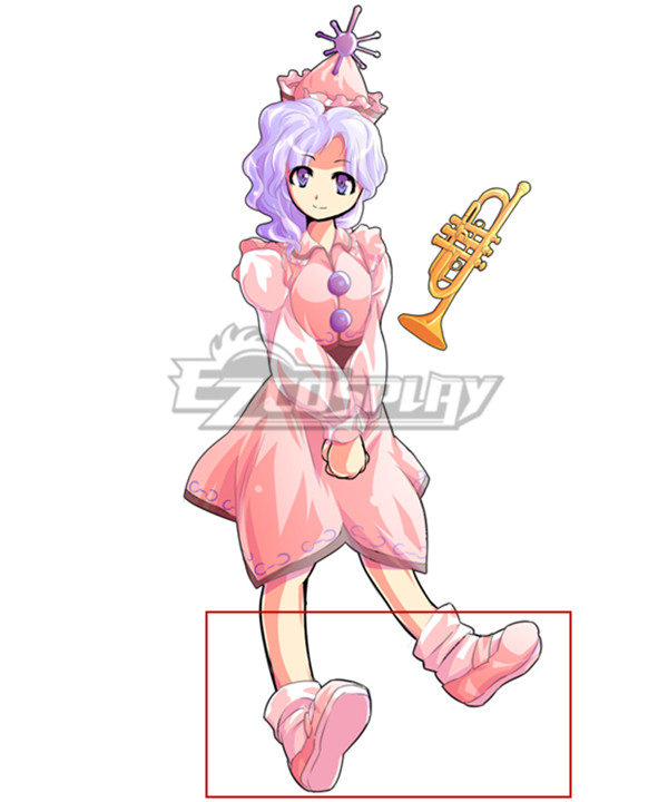 Touhou Project Merlin Prismriver Pink Cosplay Shoes