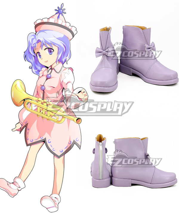 Touhou Project Merlin Prismriver Purple Cosplay Shoes