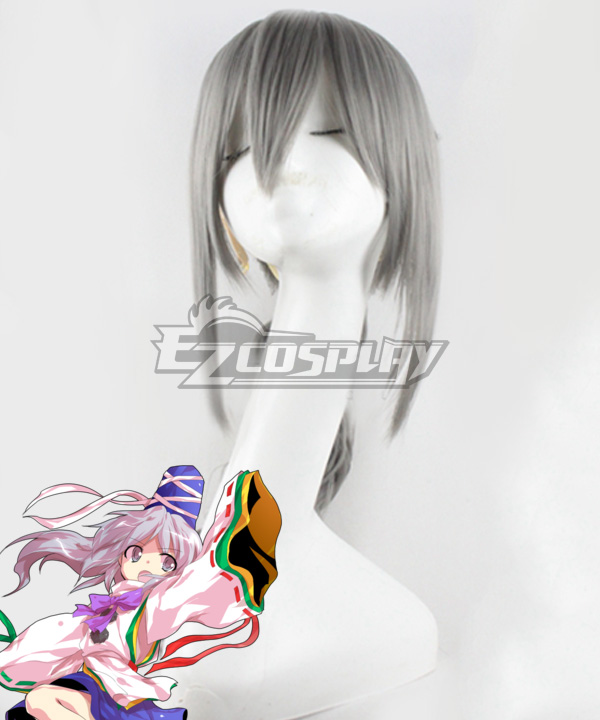 Touhou Project Mononobe no Futo Gray Cosplay Wig