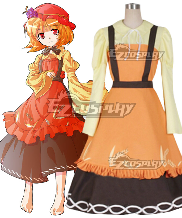 

Touhou Project Mountain of Faith Minoriko Aki Cosplay Costume