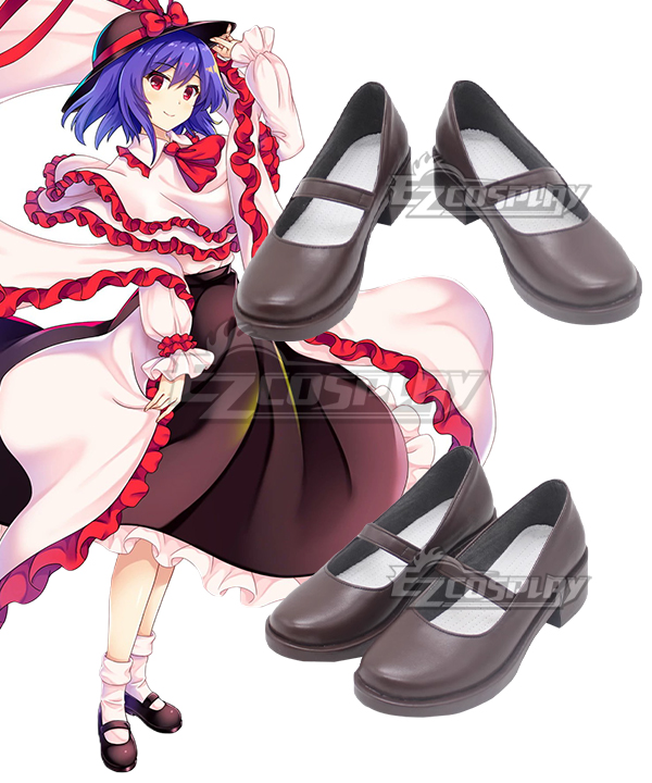 Touhou Project Nagae Iku Black Cosplay Shoes