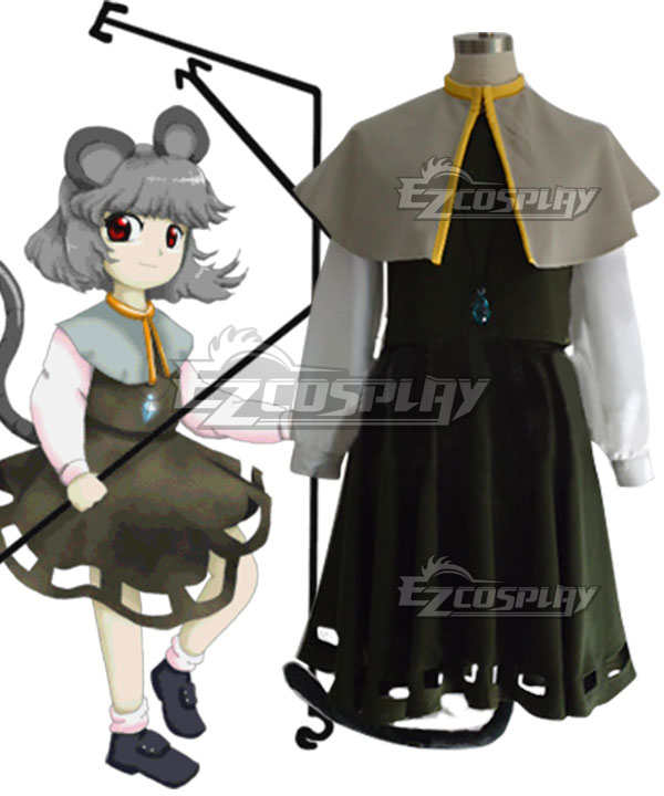 Touhou Project Nazrin Cosplay Costume