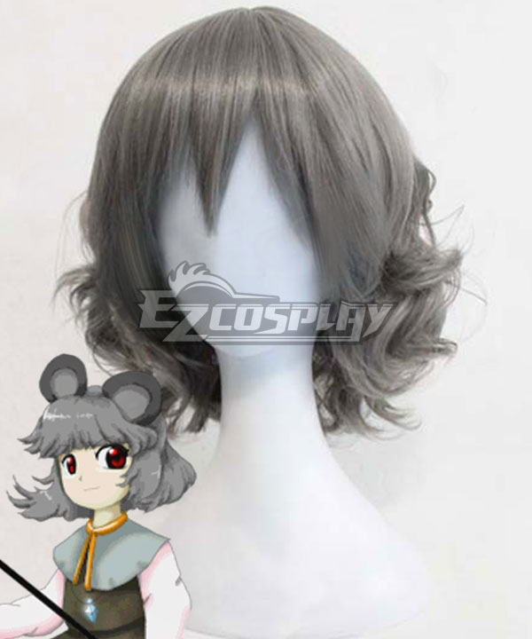 Touhou Project Nazrin Gray Cosplay Wig