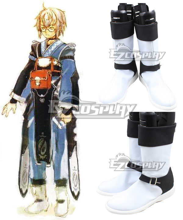 Touhou Project Rinnosuke Morichika White Shoes Cosplay Boots