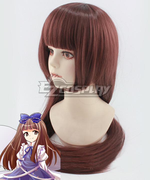 Touhou Project Star Sapphire Brown Cosplay Wig