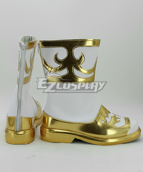 Touhou Project Toyosatomimi no Miko Golden Cosplay Shoes
