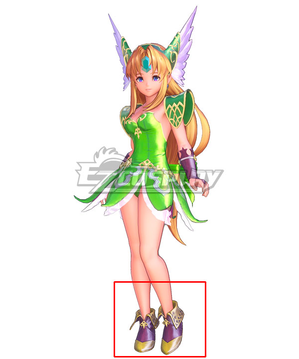 Trials of Mana Angela Archmage Brown Cosplay Shoes