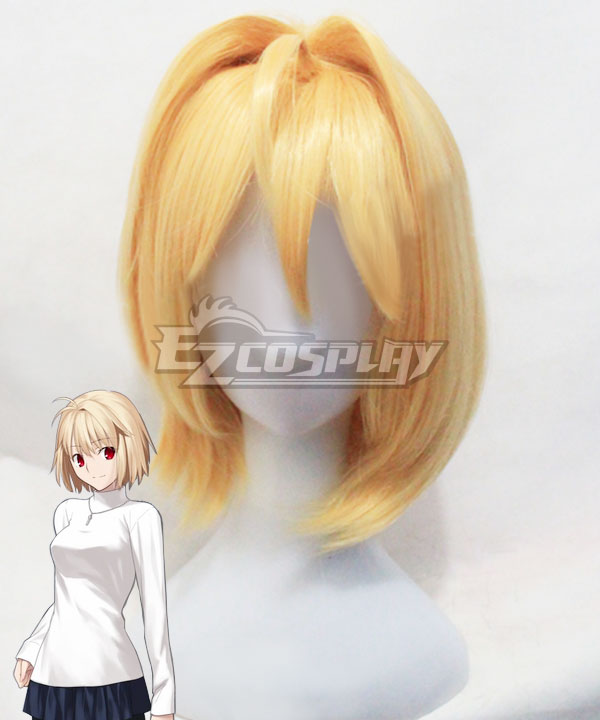 Tsukihime Arcueid Brunestud Golden Cosplay Wig