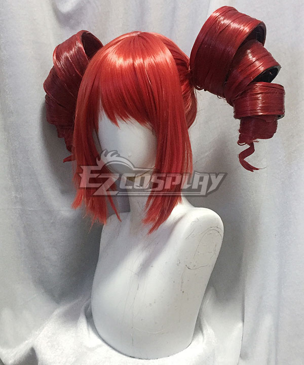 Red pigtail cosplay wig online