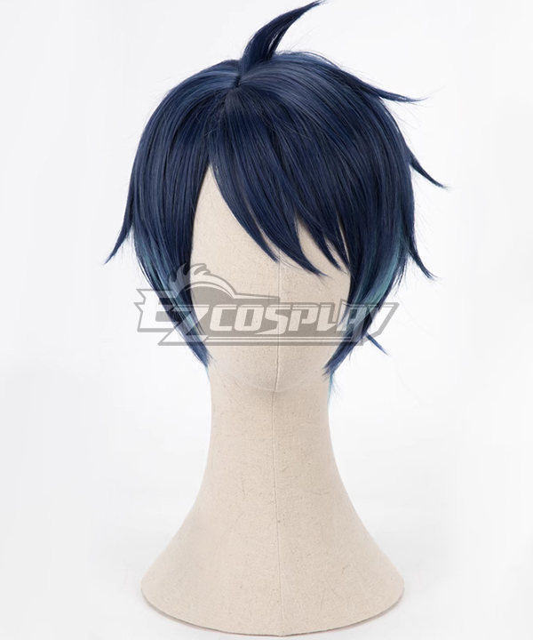 エース&デュース　ウィッグ Disney Twisted Wonderland Heartslabyul Deuce Spade Blue Cosplay Wig