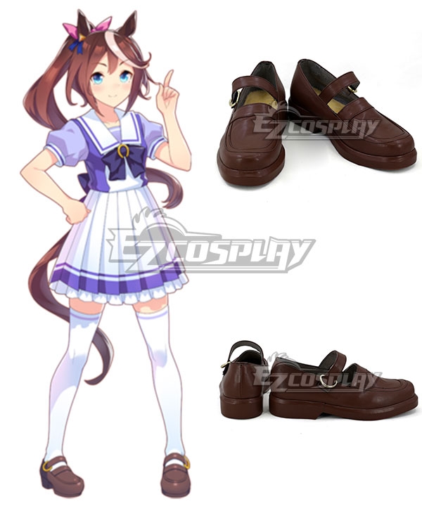 

Uma Musume: Pretty Derby Tokai Teio Brown Cosplay Shoes