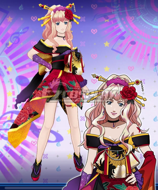 

Uta Macross Macross Frontier Sheryl Nome Kimono Cosplay Costume