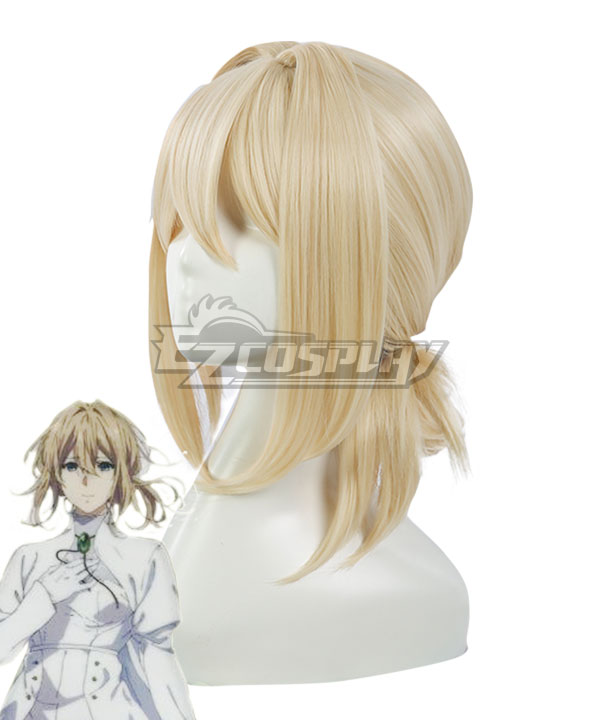Violet Evergarden: Eternity and the Auto Memory Doll Violet Evergarden Golden Cosplay Wig