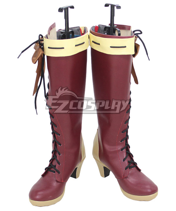 Violet Evergarden コラボシューズ ネイビー/ブラウン ヴァイオレット