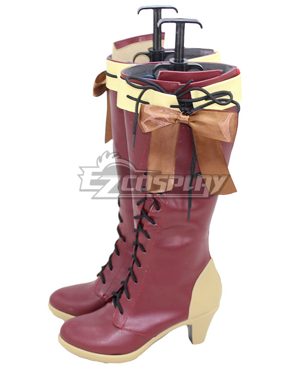Violet & red shoes on sale