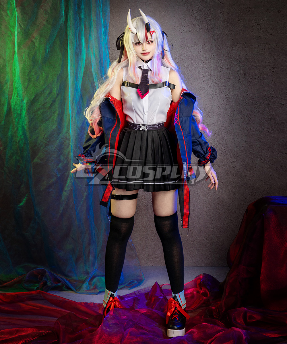 Virtual YouTuber Hololive Nakiri Ayame Daily Outfit Cosplay Costume