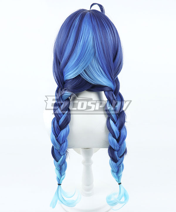 Virtual YouTuber NIJISANJI Amamiya Kokoro New Edition Blue Cosplay Wig