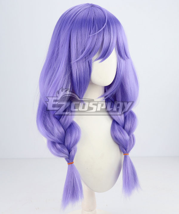 Virtual YouTuber OBSYDIA Selen Tatsuki Purple Cosplay Wig