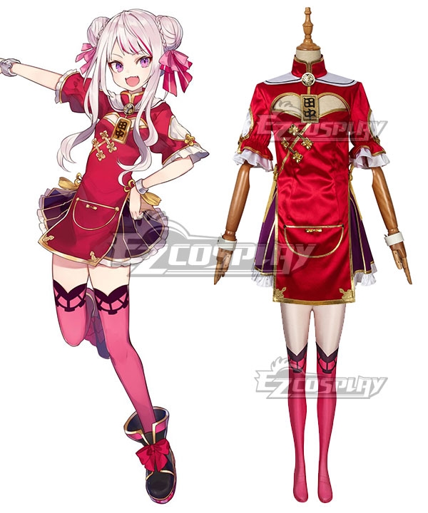 

VIRTUALSAN-LOOKING Youtuber Tanaka Hime Cosplay Costume