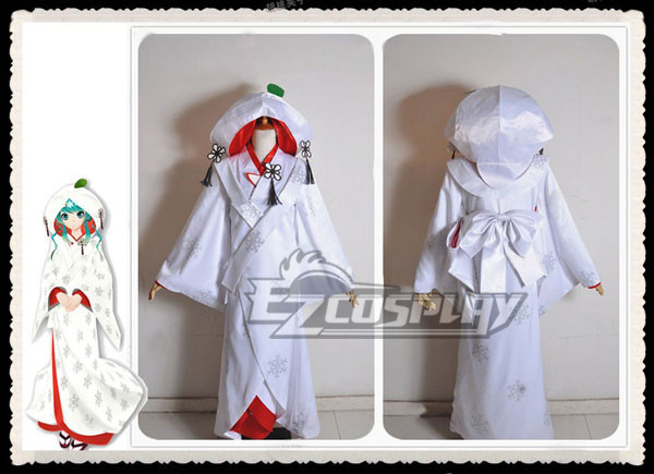 Vocaloid 2013 Edition Snow Miku Marry Suit Cosplay Costume